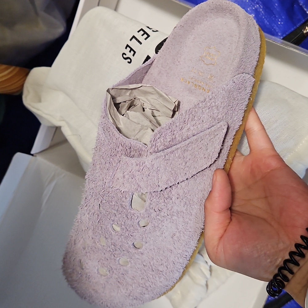 BRANDBLACK Carrera Lavender Purple Clogs - leather Suede - Picture 2 of 4